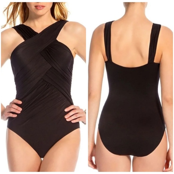 miraclesuit crisscross one piece